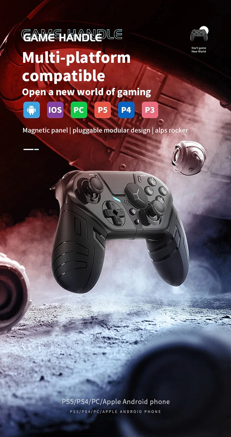 Controller For PS4 PS3 PS Playstation 4 3 PC Control Wireless Bluetooth Mobile Android TV Gamepad Gaming Game Pad Joystick Phone