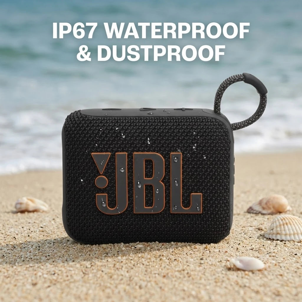 JBL Go 4 Mini Portable Wireless Bluetooth Speaker IP67 Waterproof Deep Bass Sound Outdoor Travel Beach Pool Party Music Player