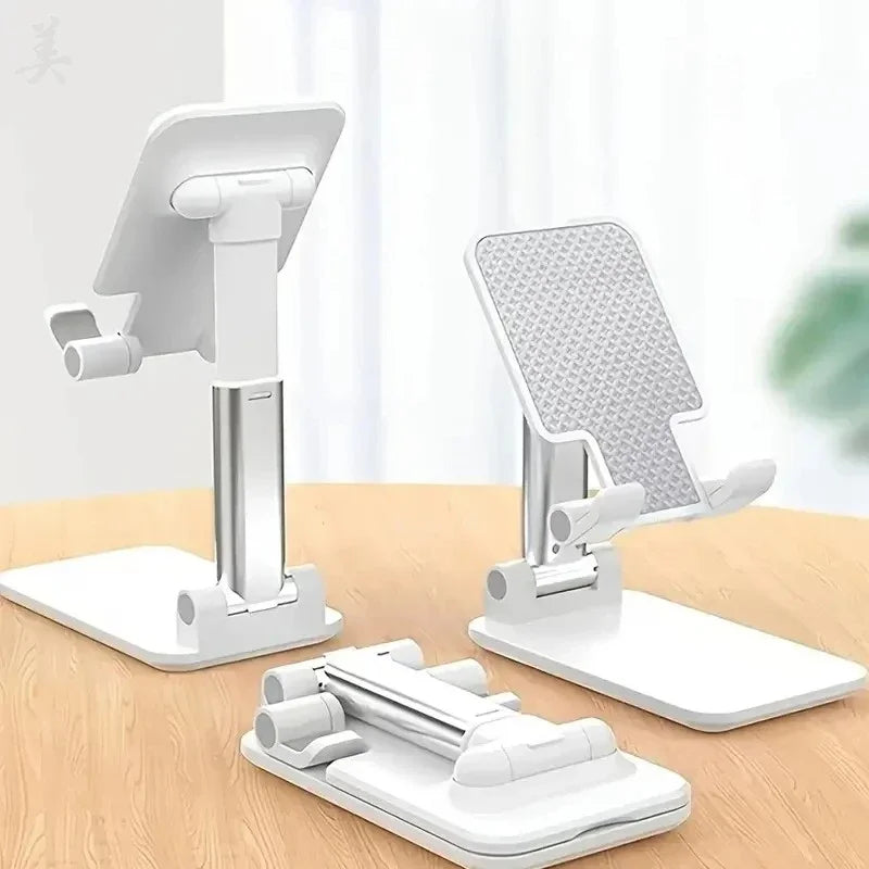 Universal Phone Stand for Desk, Adjustable Tablet Holder Compatible with iPhone iPad , Foldable Cell Phone Stand for Table