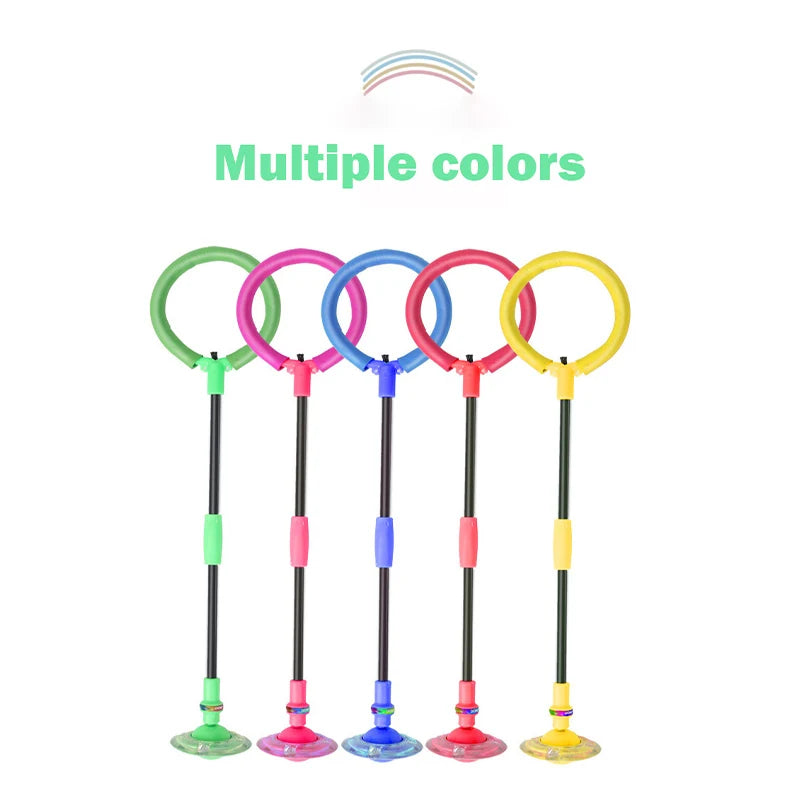 Outdoor Fitness Jump Rope Swing Flash Wheel - Family Reaction Training & Exercise for Strength & Agility,Foldable and Portable