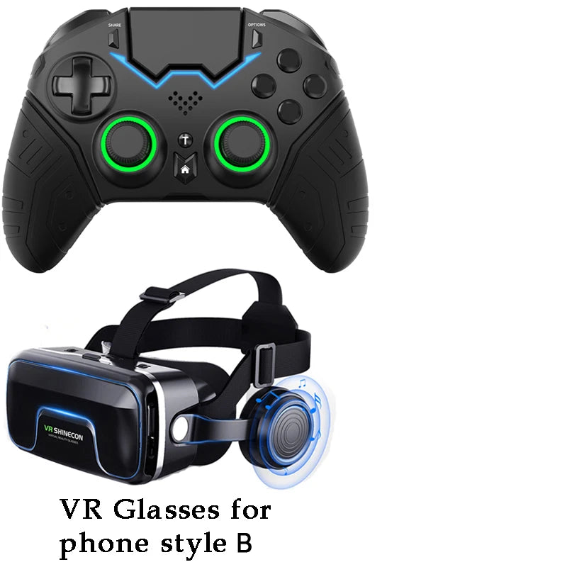 Wireless Controller For PS4 PS3 PS Playstation 4 3 Mobile Phone PC Android TV Control Bluetooth Gamepad Game Pad Joystick Gaming