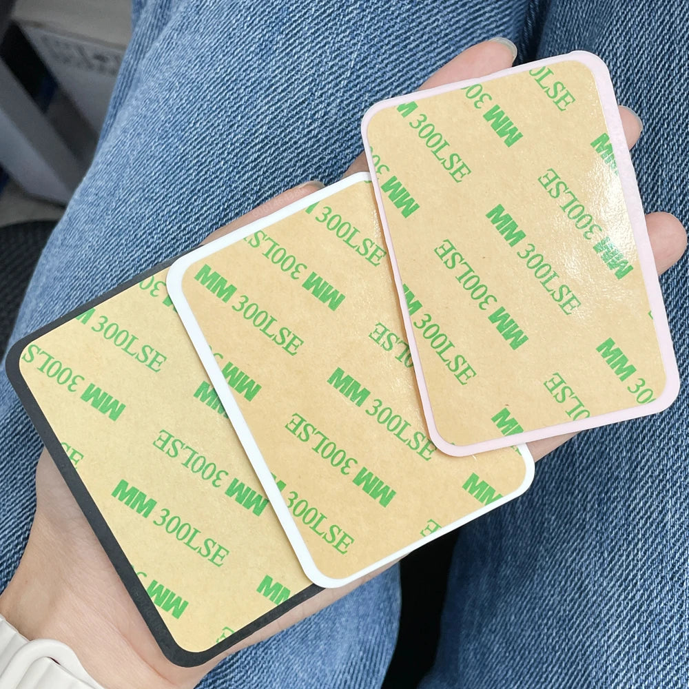 3M Adhesive Backing Candy Color Silicone Suction Phone Case Mount Non Slip Suction Cup Phone Stand Holder For Selfies and Videos