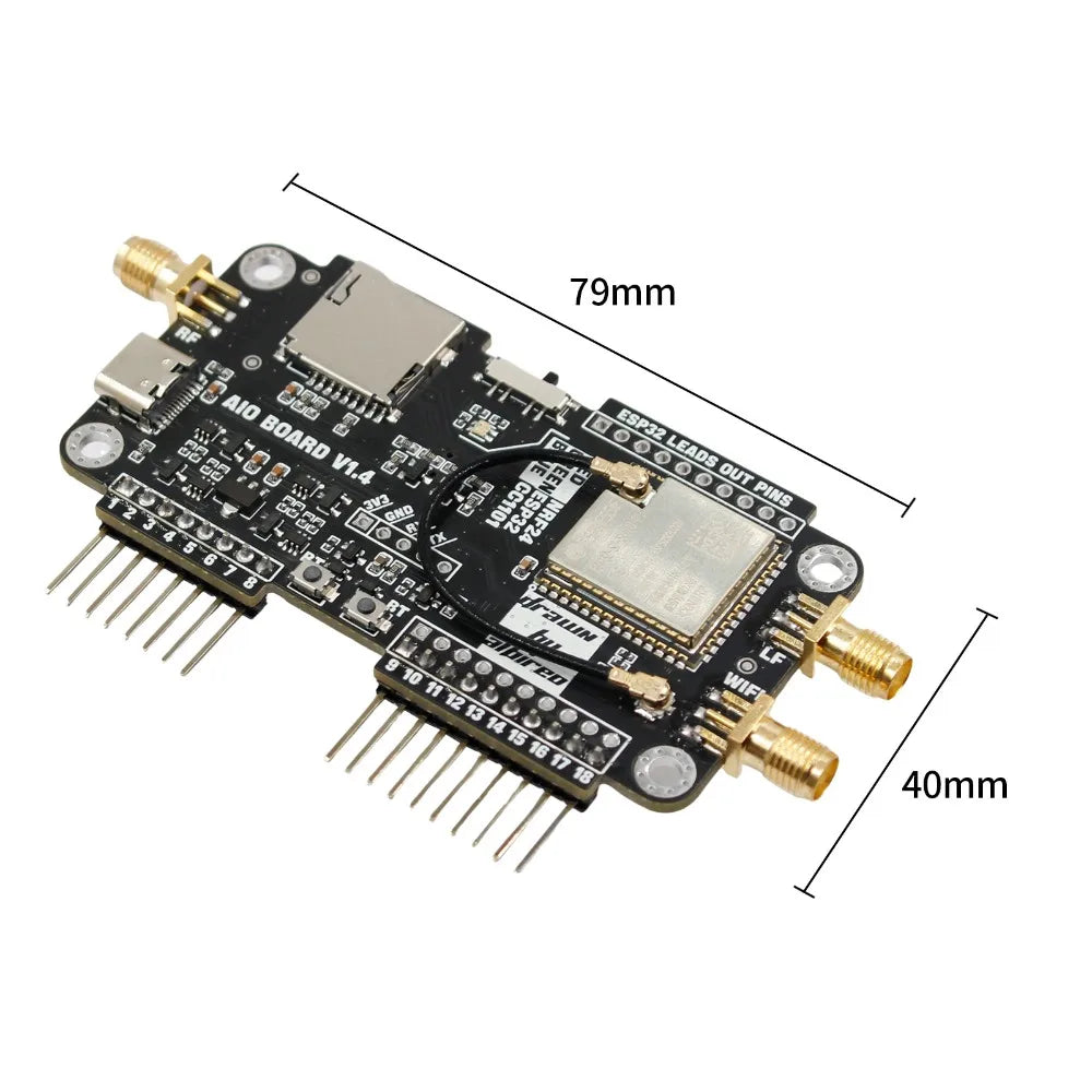 3-in-1 Multi-Function Expansion Board for Flipper Zero-NRF24+ESP32+CC1101 Module with Antennas, Pre-Flashed Marauder Firmware