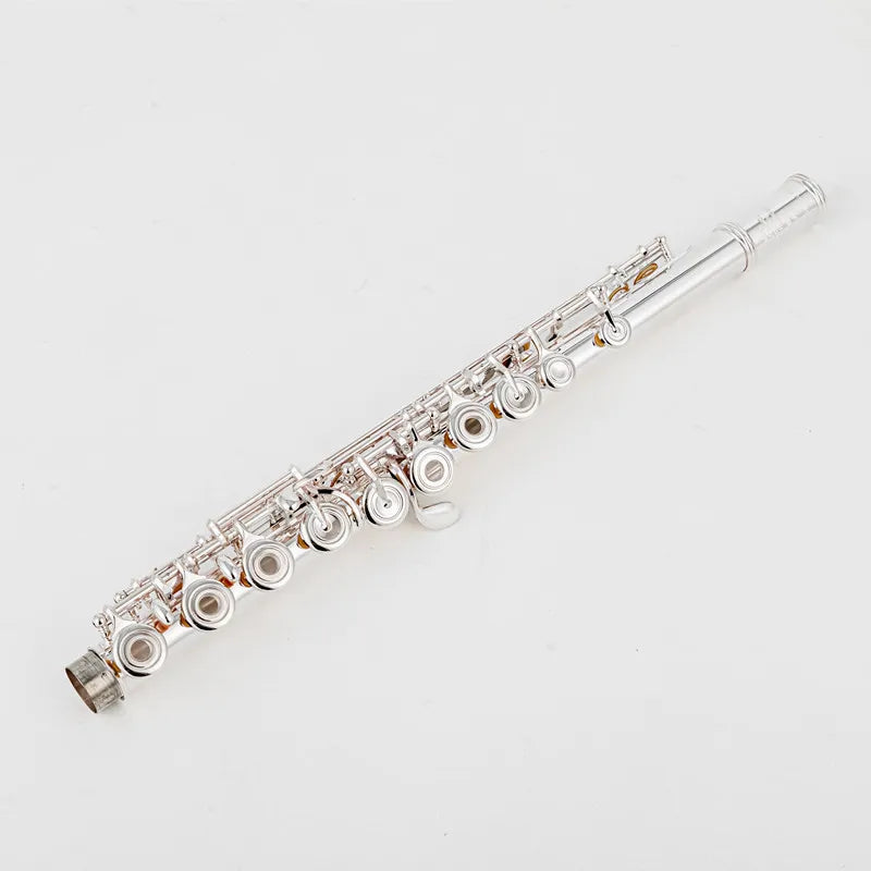 MURAMATSU 17-hole Flute-b Foot e-gorgeous Performance Musical Instrument Copper-l Silver Plated Flute