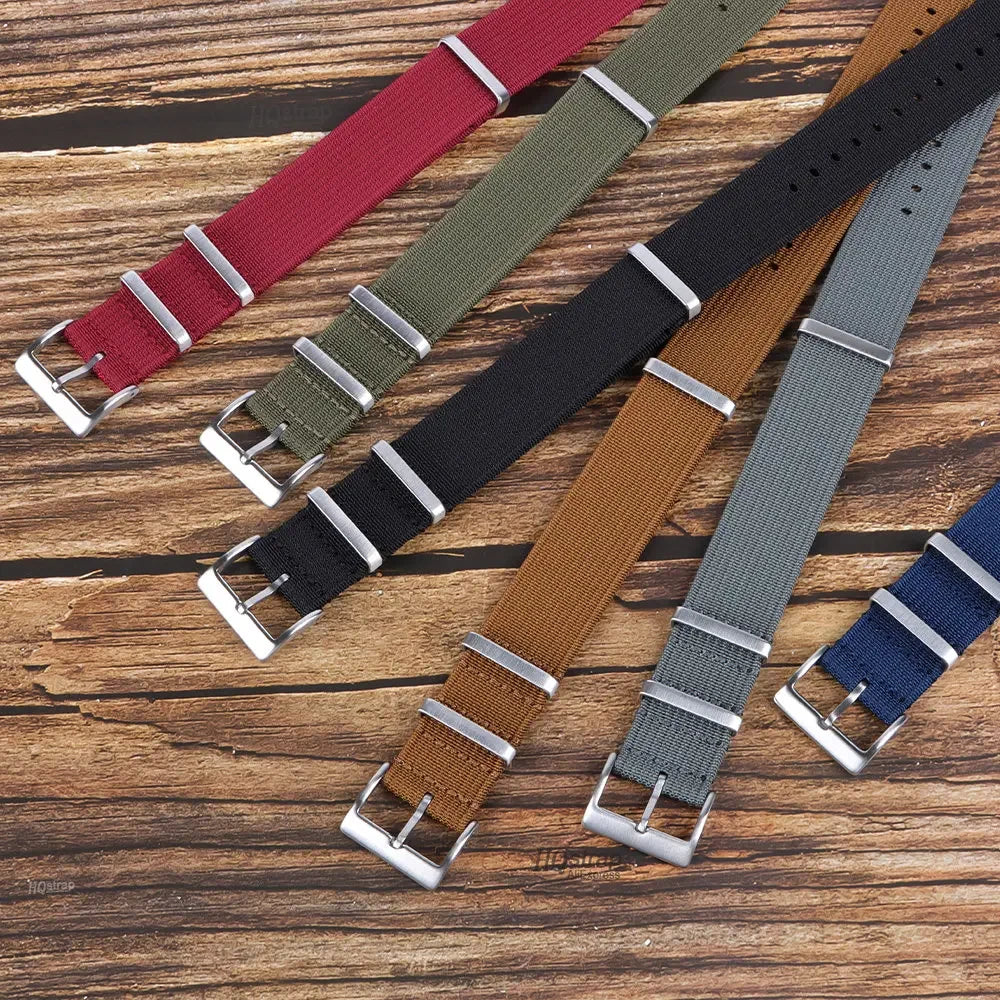 New Belt 18mm 20mm 22mm Nylon Watch Band Universal Wristband Fabric Bracelet for Rolex Watch Strap Accessories