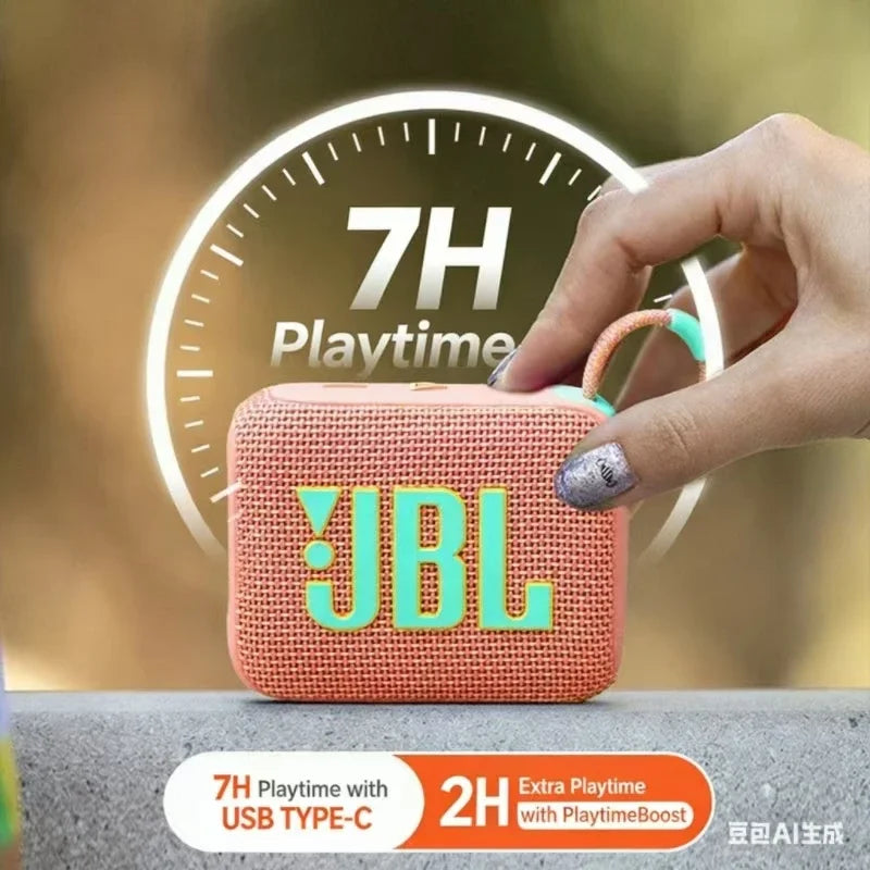 JBL GO 4 Music BRIC Outdoor Dustproof and Waterproof Audio Portable Mini Bluetooth Speaker