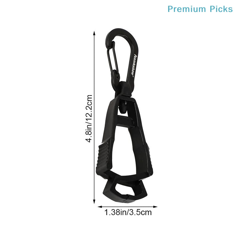 portable1Pc Multi-purpose Anti-drop Hook Work Gloves Holder Clip Keys Safety Clamp Camping Outdoor Glove Clip Tools