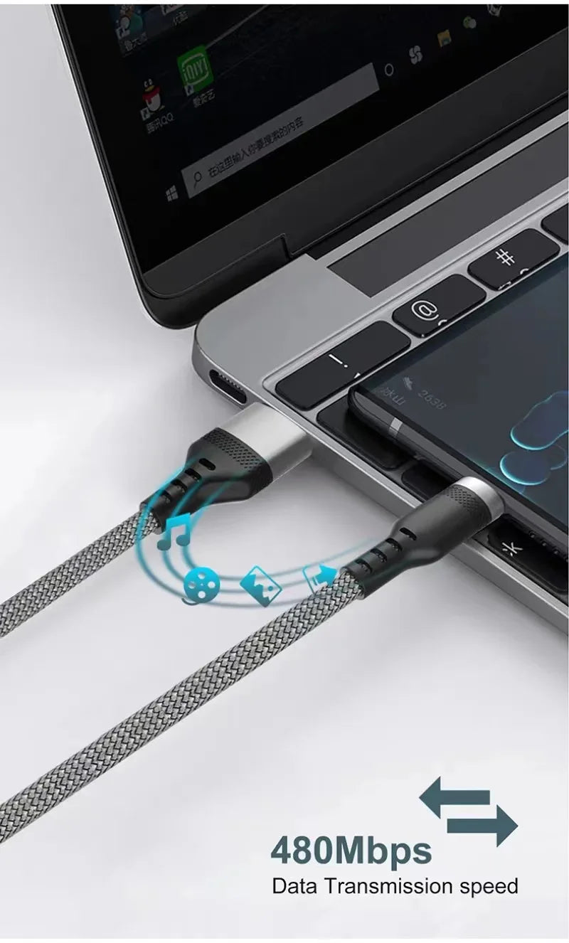 Câble de charge rapide micro USB Android type C étendu 2M 3M 5 mètres pour Huawei Xiaomi Vivo Oppo et Leeco