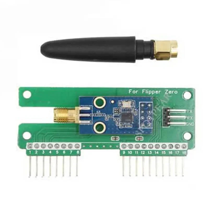 Flipper Zero CC1101 Sub-GHz 433MHz Development Board- GPIO CC1101 Mouse Module for Enhanced Flipper Zero Mods