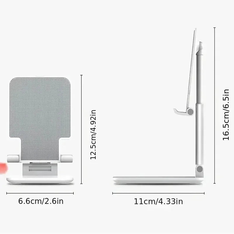 Universal Phone Stand for Desk, Adjustable Tablet Holder Compatible with iPhone iPad , Foldable Cell Phone Stand for Table