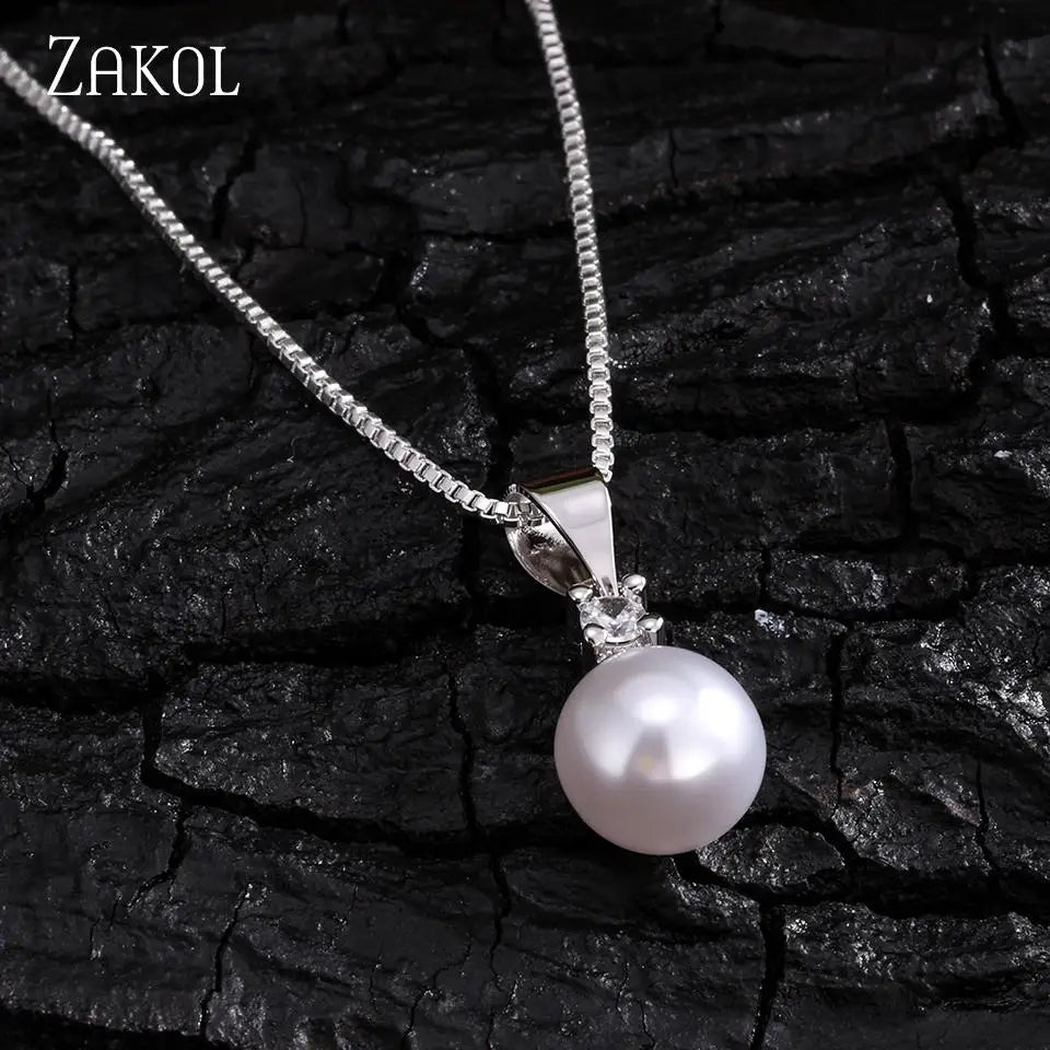 ZAKOL Clearance Processing For Simple Fashion Women's Pendant Necklace Creative Personalized Charm Necklace Jewelry Accessories