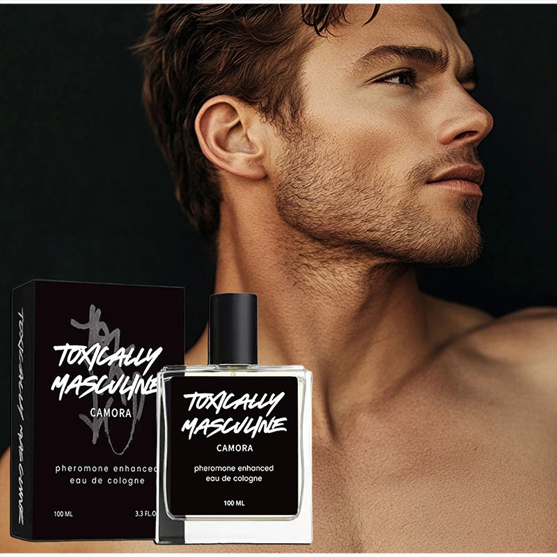 Pheromone Enhanced Eau De Cologne,Charming Men's Perfume Spray,Black Pepper/Lavender/Vetiver/Oakmoss/Cedarwood Fragrance Mist