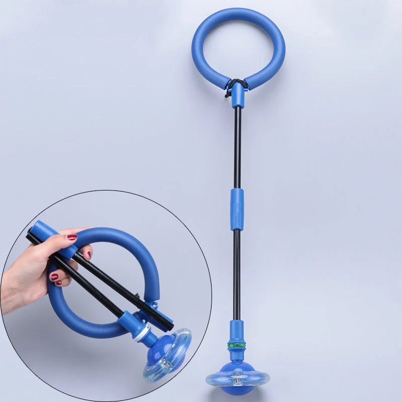 Outdoor Fitness Jump Rope Swing Flash Wheel - Family Reaction Training & Exercise for Strength & Agility,Foldable and Portable