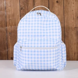 School Backpacks for Girls Large Capacity Ruffled Plaid Schoolbags Gifts For Teenagers College High School Students Traveling