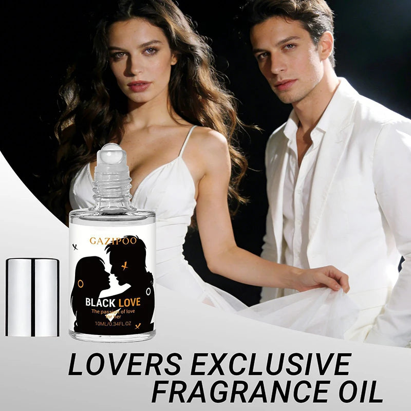 Parfum roll-on unisexe, rose et bois de cèdre