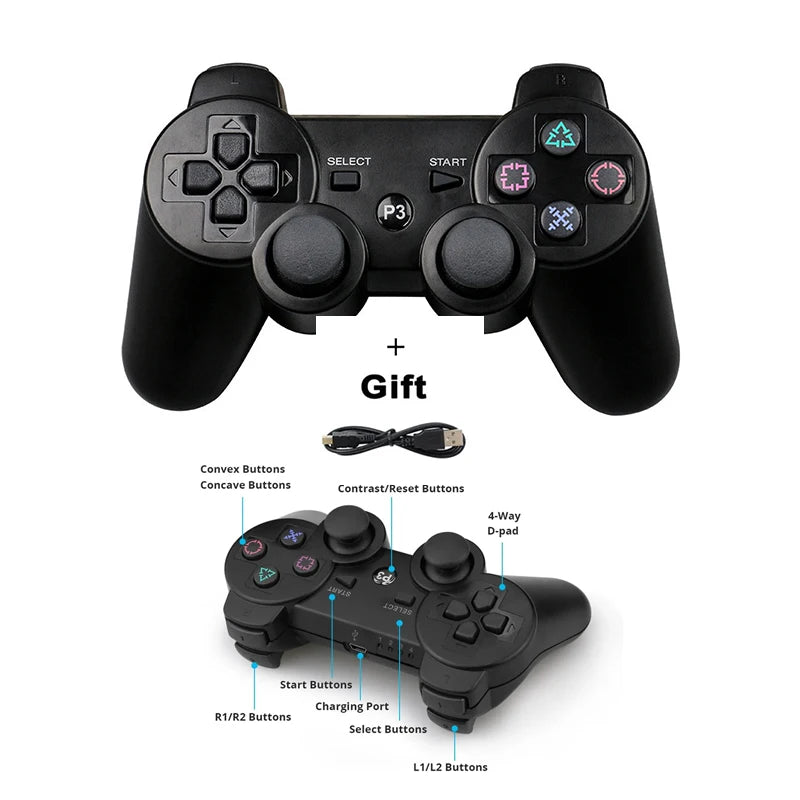 Controller Support Bluetooth For PC Playstation 3 Joypad Wireless Gamepad for Play Station 3 Joystick Console for PS3 Controler