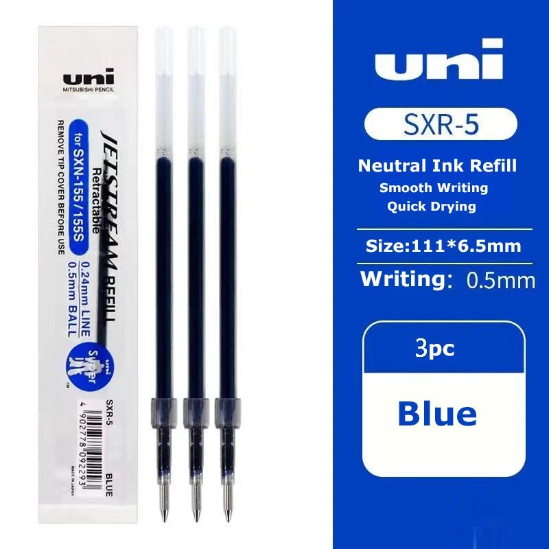 New Uni Jetstream Ballpoint Pens,Multi-Colors Lite Touch Ink Smooth Writing,Light as a Feather,Eco-Friendly 0.5/0.7mm Sign stylo