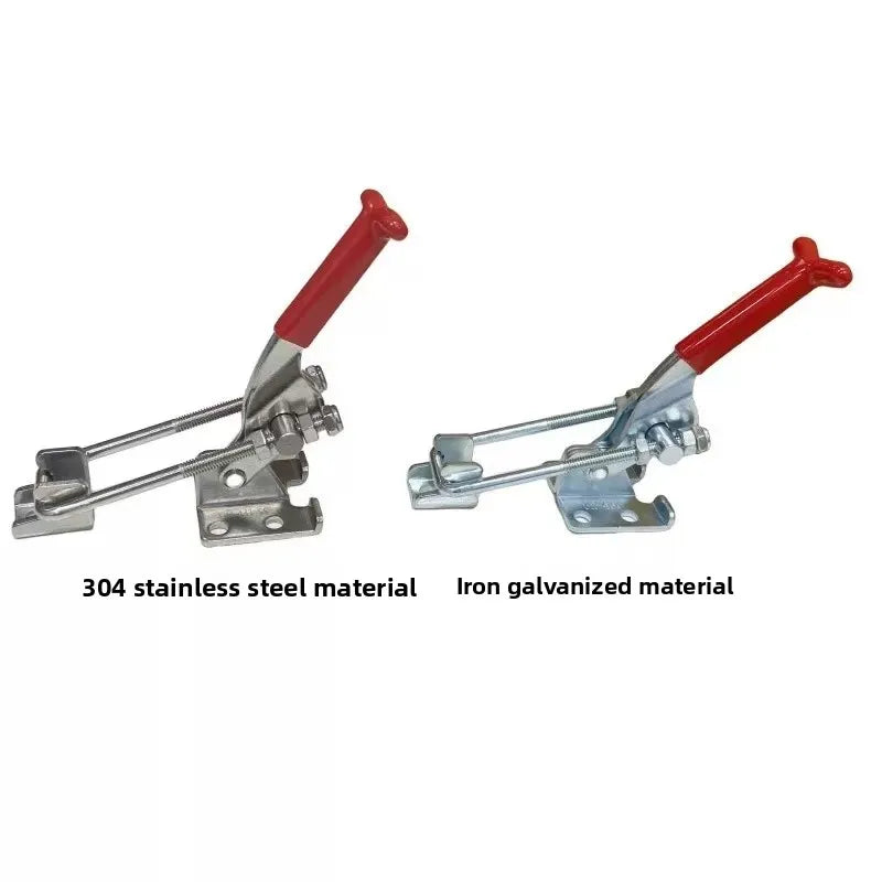 304 Stainless Steel Clamping Fixture Adjustable Locking Clip Hook Clasp Box Clamp Gripping Tool Quick Pressurizer Door Bolt