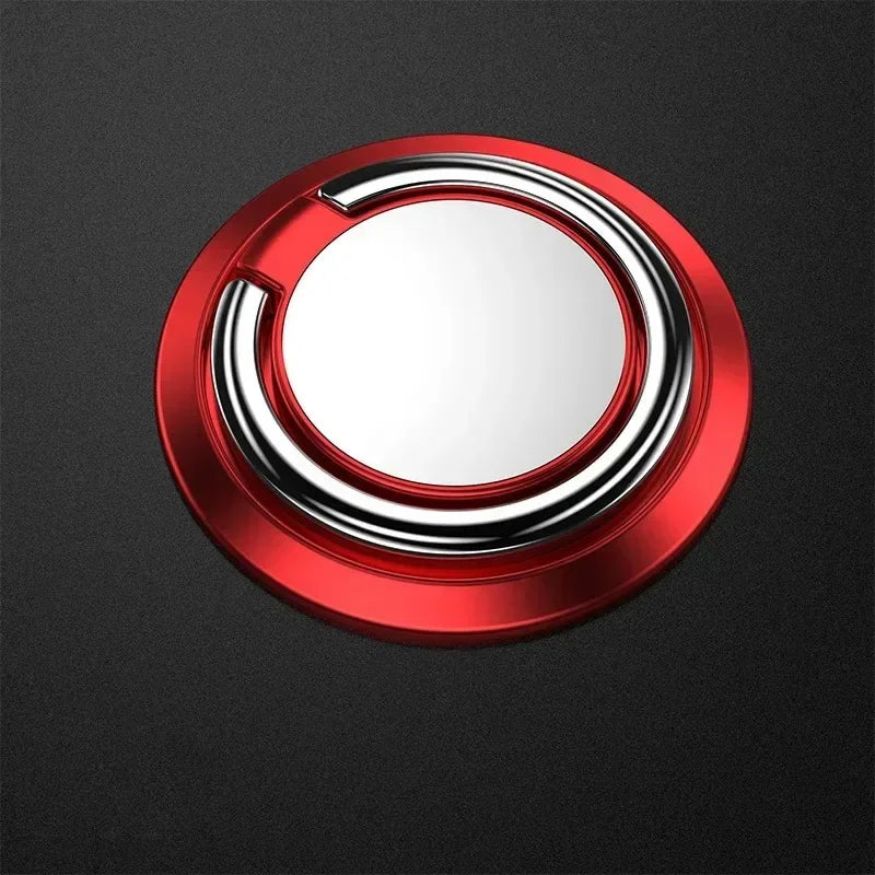 Mini Finger Ring Holder Stand Grip 360 Rotating For Mobile Phone Car Magnetic Mount Phone Back Sticker Pad Unniversal Bracket
