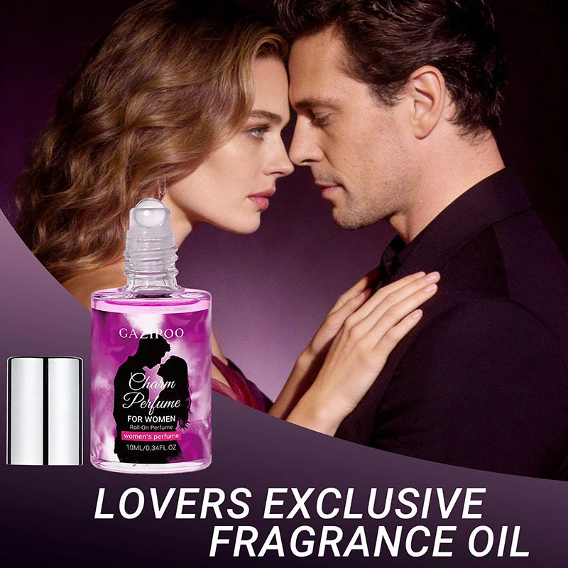 Parfum roll-on unisexe, rose et bois de cèdre