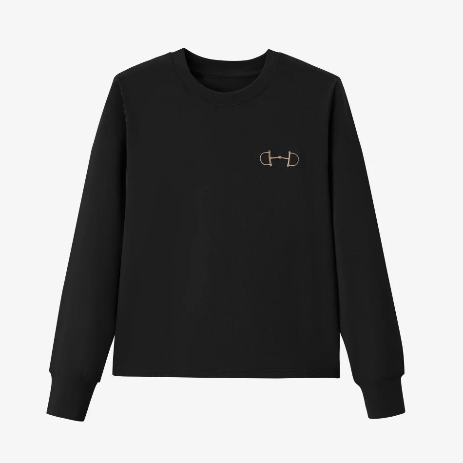 AS SS26 Trendy embroidered T-shirt effortless style long sleeve comfortable design women's wear