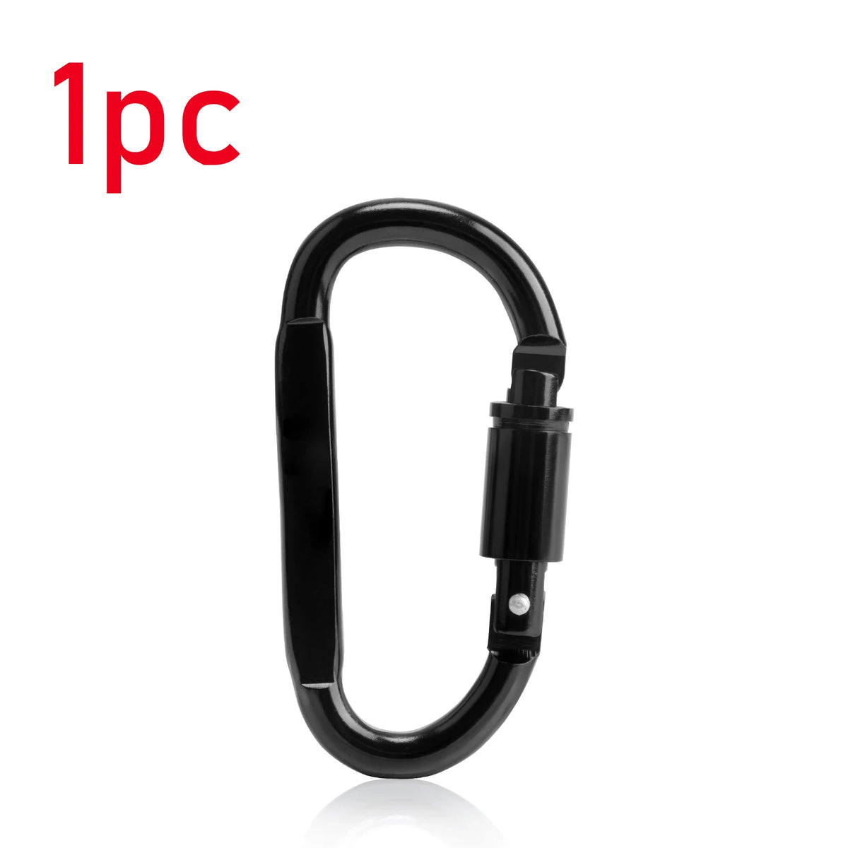 Survival D-ring Large Carabiner 1/10Pcs Keychain Clip Screw Lock Travel Hook Aluminum Aalloy Buckle Karabiner Camping Equipment