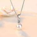 925 Sterling Silver Necklace Zircom for Women 18k Gold Plated Jewelry Pendant Birthday Party Gift Jewelry Gift New N47853