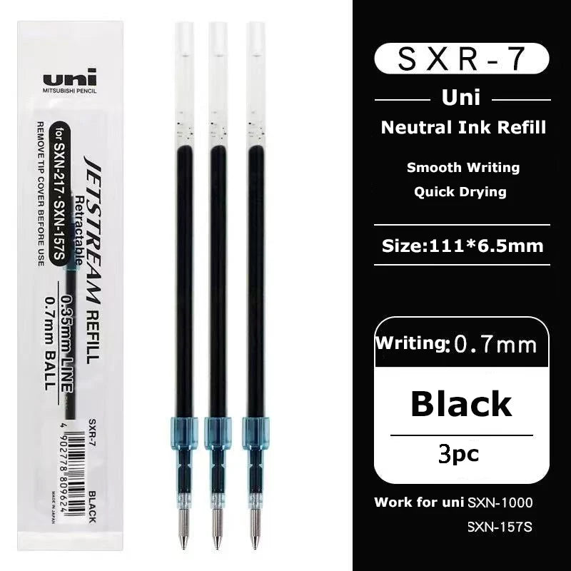 New Uni Jetstream Ballpoint Pens,Multi-Colors Lite Touch Ink Smooth Writing,Light as a Feather,Eco-Friendly 0.5/0.7mm Sign stylo