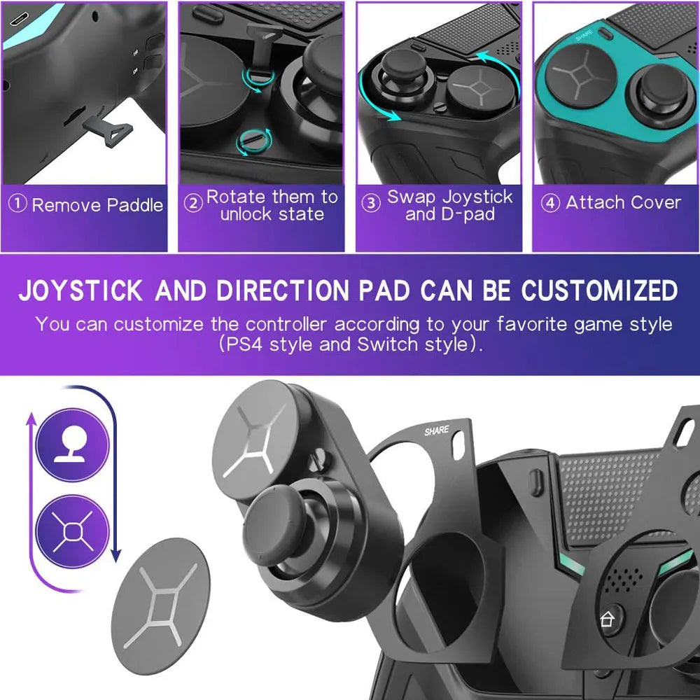Wireless Mobile Controller For Playstation PS 4 3 PS4 PS3 Android PC Control Bluetooth Gamepad Gaming Game Pad Joystick Cell USB