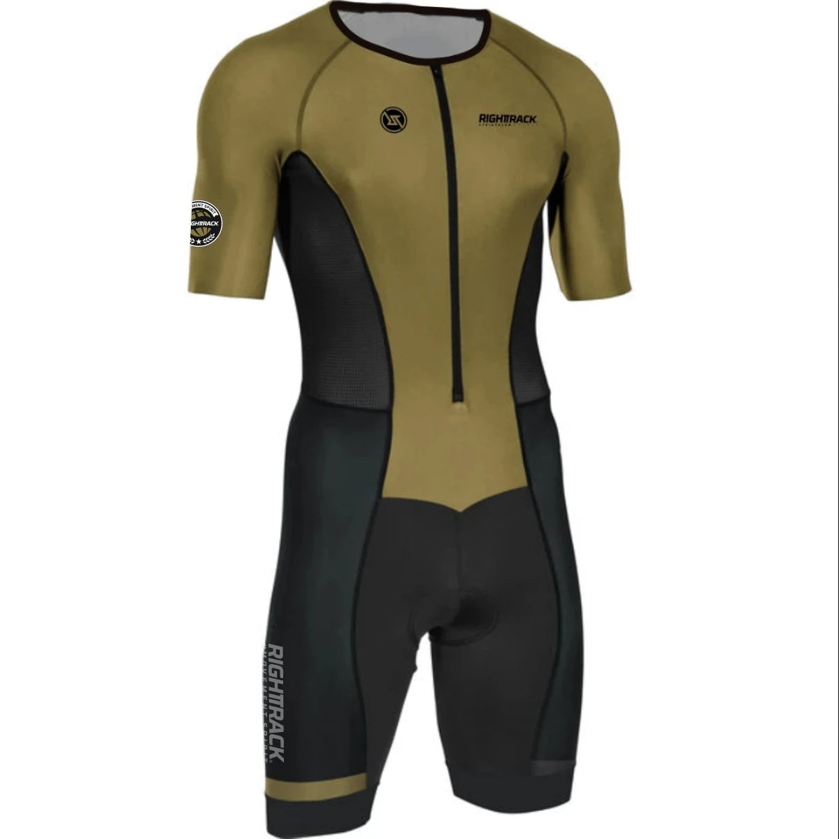 Hot RIGHTTRACK Trisuit MEN'S World Triathlon Jumpsuit Summer Skinsuit Swimming Cycling Running Competition Appare