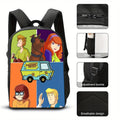 Cartoon Scoobys Doo School Bags for Boys Girls Child Scooby-Doo School Bag16 Inch Light Weight & Durable Kids Mochila Backpack