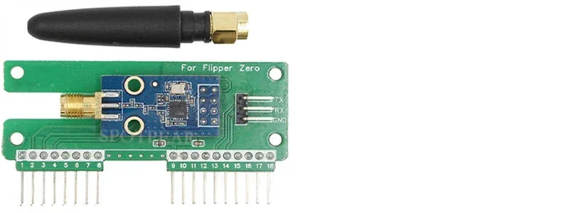 Flipper Zero CC1101 Sub-GHz 433MHz Development Board- GPIO CC1101 Mouse Module for Enhanced Flipper Zero Mods