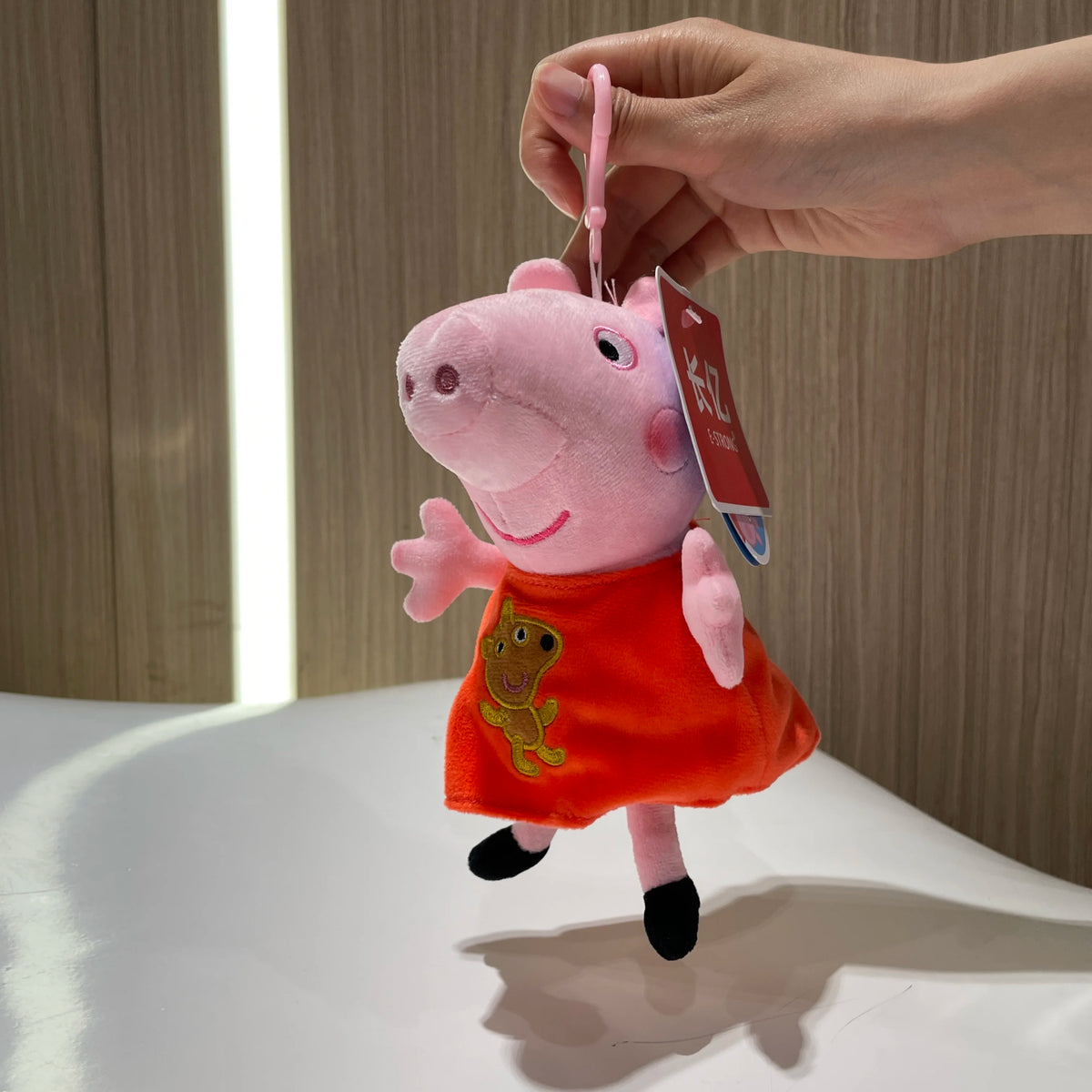 100% Genuine Peppa Pig 12-19cm Peppa George Evie Plush Toy Evy Cartoon Stuffed Animals Doll Children Birthday Christmas Gift