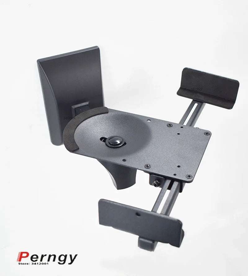 1 Pair=2pcs SW-70 Popular Steel Speaker Wall Mount Bracket Clamp Width Adjustable Rotate All Direction Tilt 25kg Load