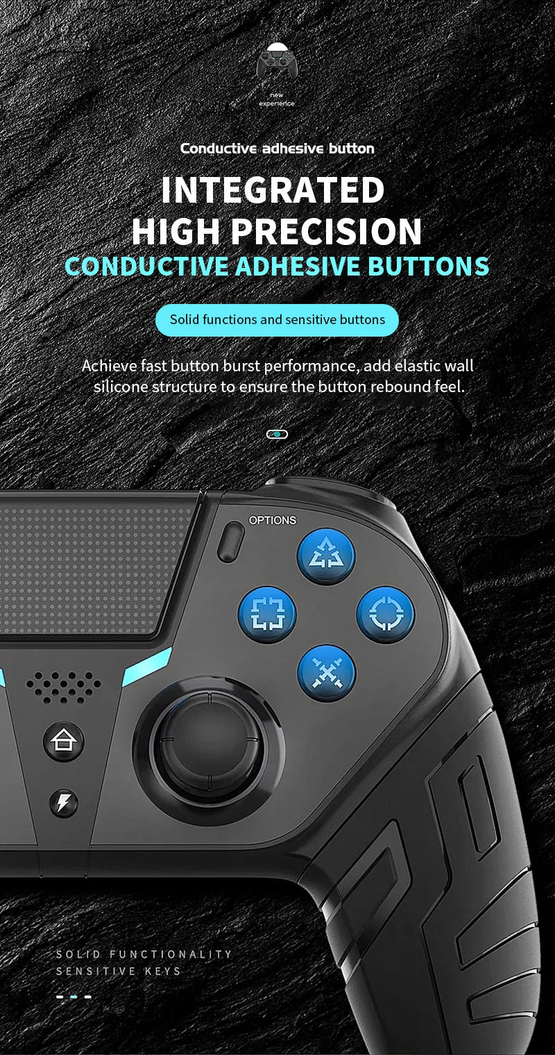 Controller For PS4 PS3 PS Playstation 4 3 PC Control Wireless Bluetooth Mobile Android TV Gamepad Gaming Game Pad Joystick Phone