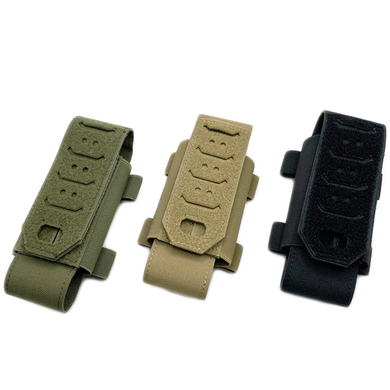 Tactical MOLLE Tourniquet Holder Walkie-talkie Tool Pouch Universal Tourniquet Holder Hunting Survival Gear Holder Pack