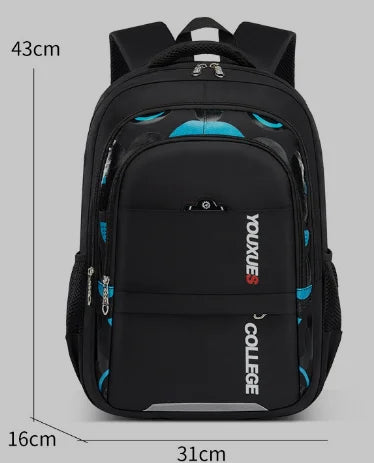 Children's Waterproof Schoolbag. Large Capacity, Good Feel, and Waterproof Function. Suitable for Teenage Boys/Girls. Breathable