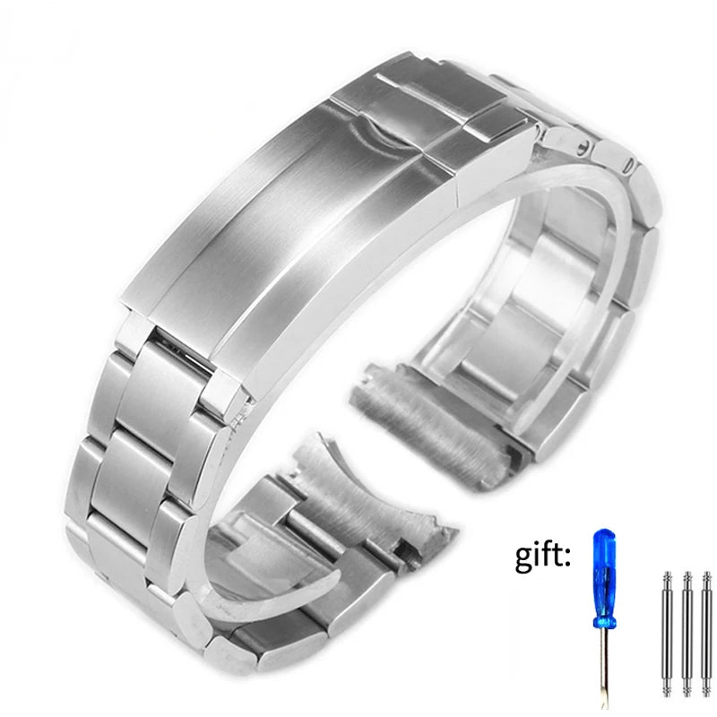 Watch Bracelet for Rolex DAYTONA GMT SUBMARINER Watch Accessories Metal Strap 20mm 904 Solid Stainless Steel Watchbands