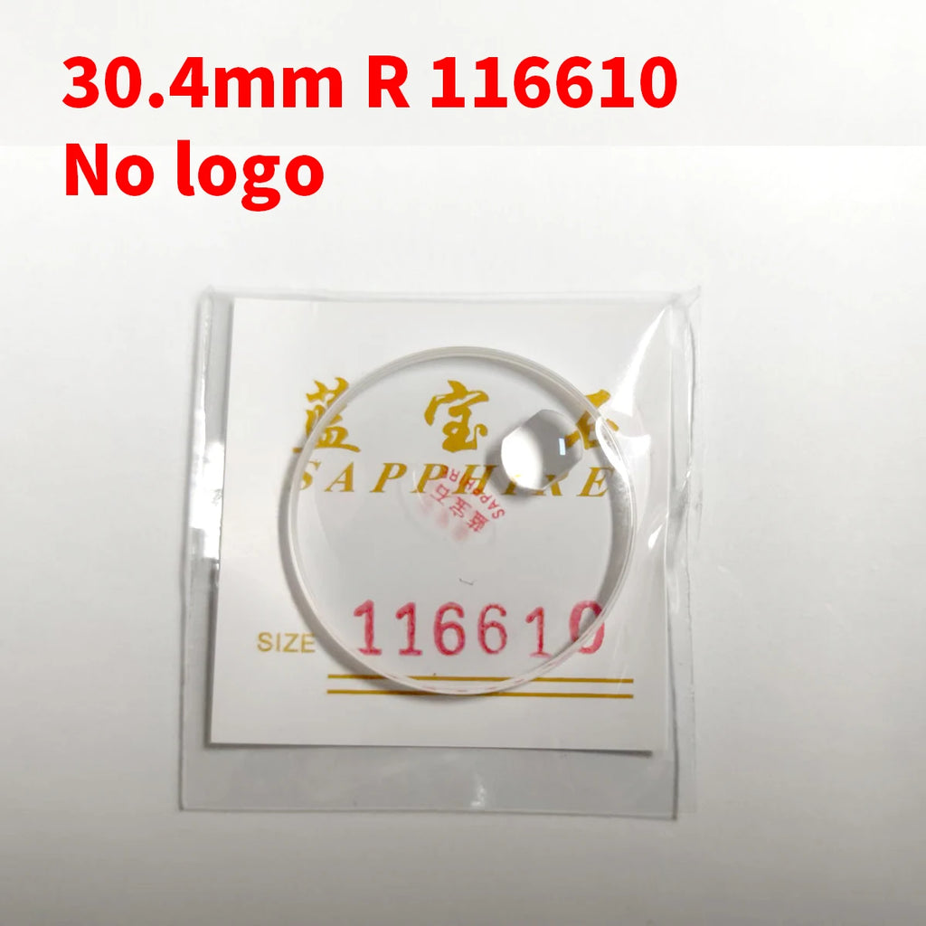 Sapphire Crystal With Gasket For Rolex Watch Crystal Replacement For Rolex 68273 15233 69173 16233 116610 126610Sapphire Crystal