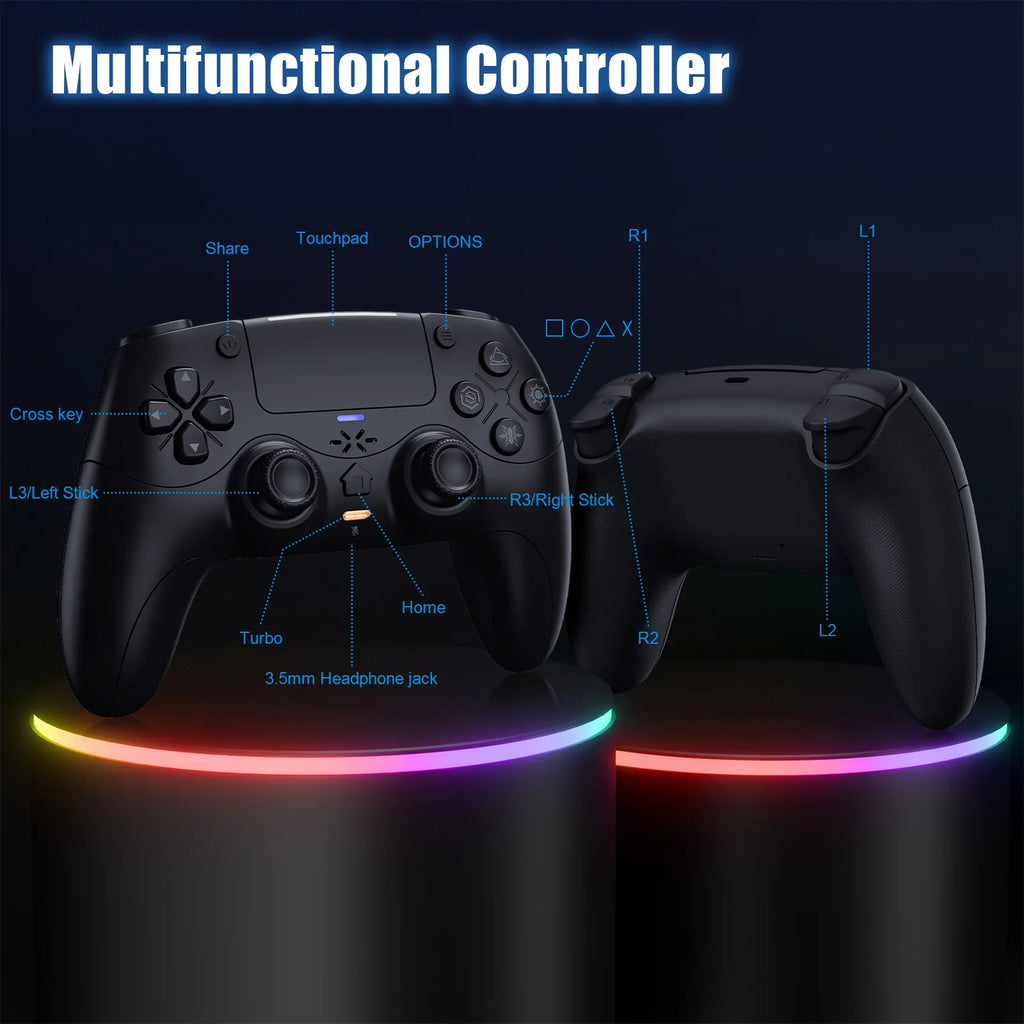 Manette sans fil compatible PS5 avec vibration