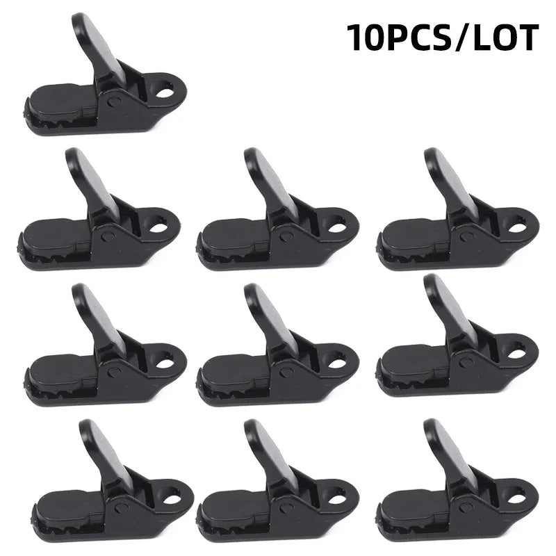 10pcs/lot Tent Clip Waterproof Canopy Clip Snap Oilcloth Clip Outdoor Camping Shade Net Fixing Clips Tent Accessories