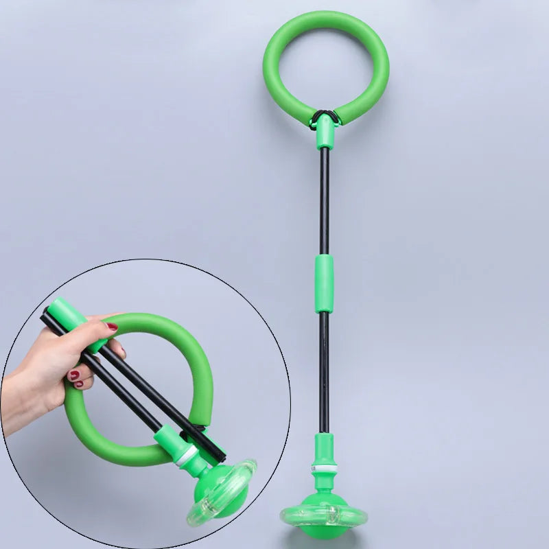 Outdoor Fitness Jump Rope Swing Flash Wheel - Family Reaction Training & Exercise for Strength & Agility,Foldable and Portable