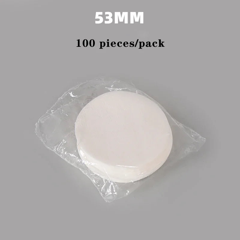 51/53/58mm Universal Coffee Filter Paper Handle Secondary Water Separation Filter Paper Concentrated Round Coffee Filter Paper
