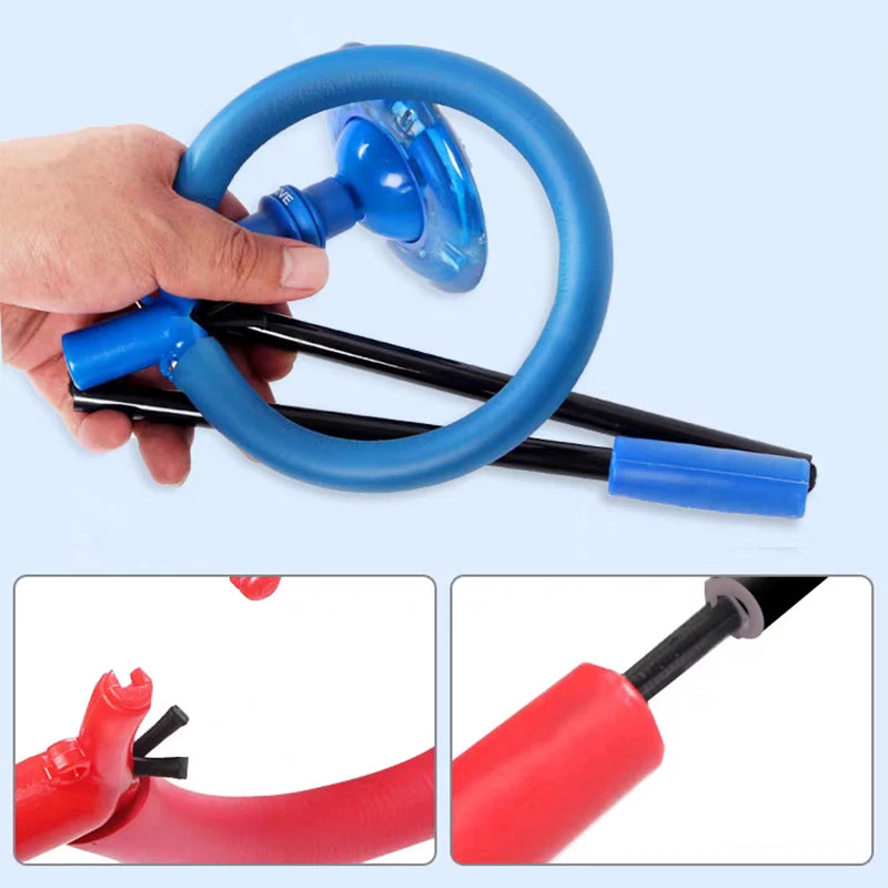 Outdoor Fitness Jump Rope Swing Flash Wheel - Family Reaction Training & Exercise for Strength & Agility,Foldable and Portable