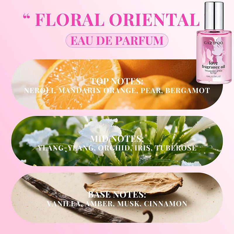 Parfum roll-on unisexe, rose et bois de cèdre