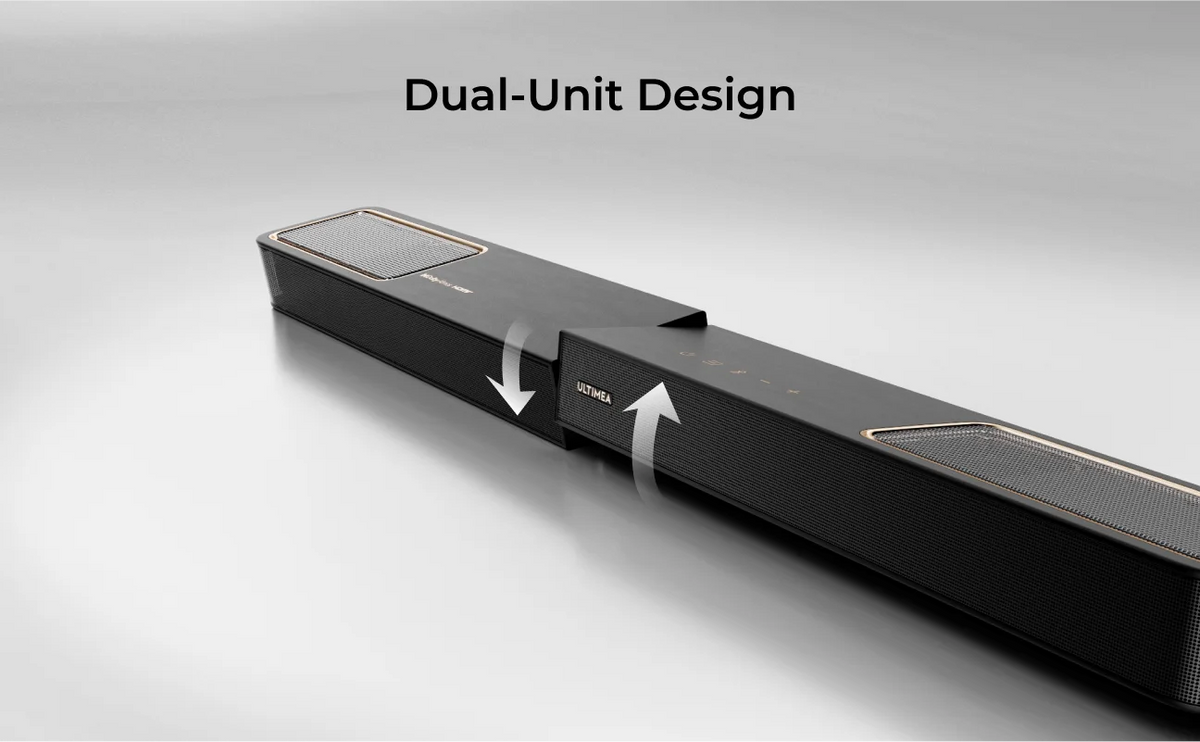 ULTIMEA 3.1.2ch Sound Bar with Dolby Atmos, Surround Sound System for TV with 5.25 inch Subwoofer, Sound Bar for Smart TV