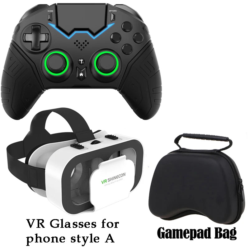 Wireless Controller For PS4 PS3 PS Playstation 4 3 Mobile Phone PC Android TV Control Bluetooth Gamepad Game Pad Joystick Gaming