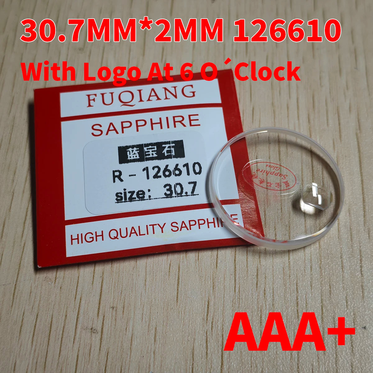 Sapphire Crystal With Gasket For Rolex Watch Crystal Replacement For Rolex 68273 15233 69173 16233 116610 126610Sapphire Crystal