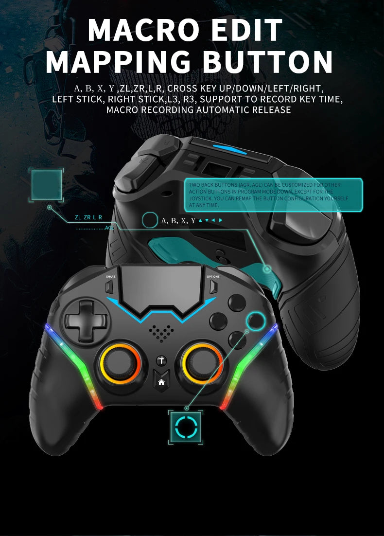 Wireless Controller For PS4 PS3 PS Playstation 4 3 Mobile Phone PC Android TV Control Bluetooth Gamepad Game Pad Joystick Gaming