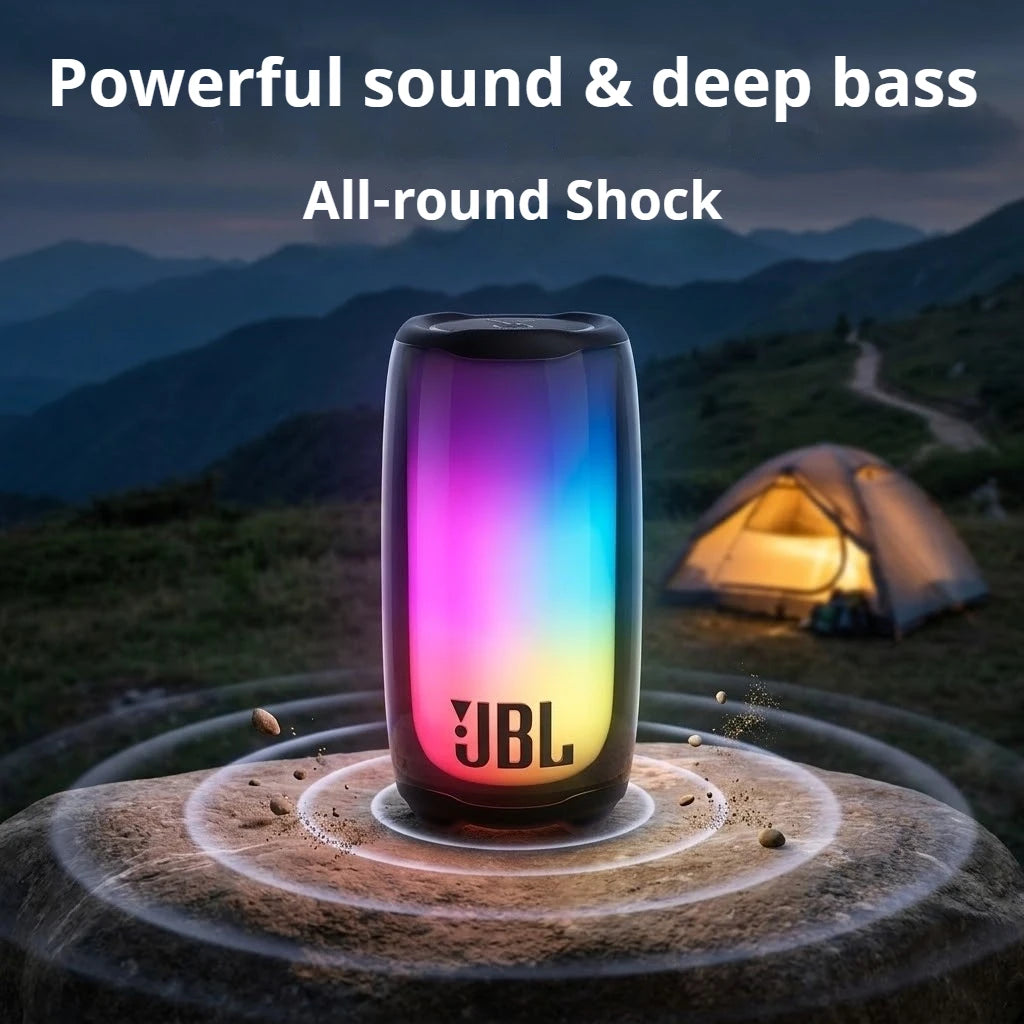 JBL Pulse 5 Portable Wireless Bluetooth Speaker 360 RGB Light IP67 Waterproof Deep Bass Outdoor Camping Party Audio Subwoofer